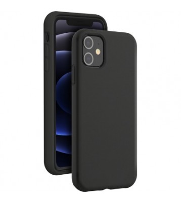 Coque en silicone noire pour iPhone 12 Mini