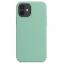 Coque en silicone verte pour iPhone 12 Mini