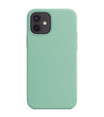 Coque en silicone verte pour iPhone 12 Mini