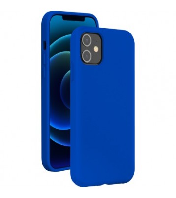 Coque en silicone bleu iPhone 11 Pro Max