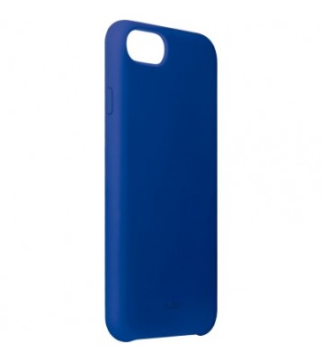 Coque pour iPhone SE (2020)/8/7/6S/6 en silicone bleu