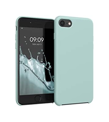 Coque pour iPhone SE (2020)/8/7/6/6S en silicone verte