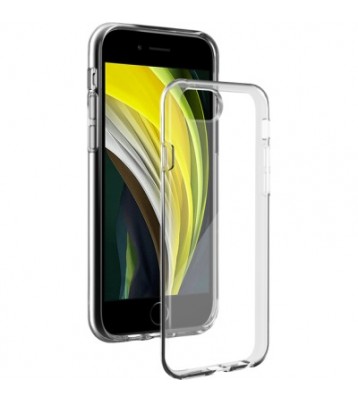 Coque souple pour iPhone SE (2020)/8/7/6/6S en silicone transparente